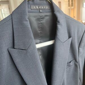 Navy Sport Coat with Slim Fit and Breathable Fabric